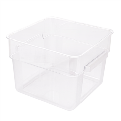 Image BAC ALIMENTAIRE 12 L 28,5x28,5x21 CM TRANSPARENT POLYCARBONATE (1 UNITÉ) #1