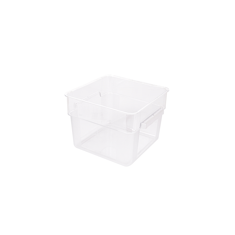 BAC ALIMENTAIRE 12 L 28,5x28,5x21 CM TRANSPARENT POLYCARBONATE (1 UNITÉ)