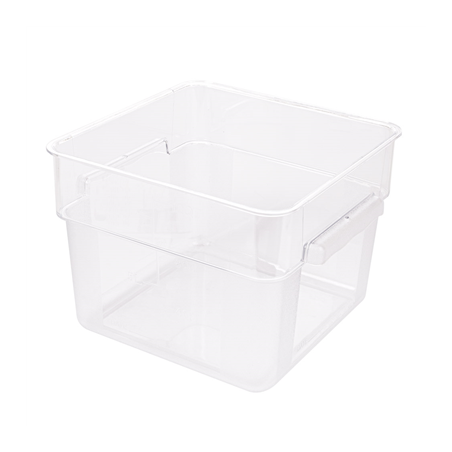 Image BAC ALIMENTAIRE 12 L 28,5x28,5x21 CM TRANSPARENT POLYCARBONATE (1 UNITÉ) #1