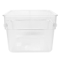 Image BAC ALIMENTAIRE 12 L 28,5x28,5x21 CM TRANSPARENT POLYCARBONATE (1 UNITÉ) #2