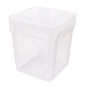 Image BAC ALIMENTAIRE 18 L 28,5x28,5x32 CM TRANSPARENT POLYCARBONATE (1 UNITÉ) #1