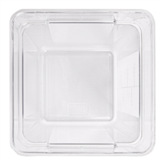 Image BAC ALIMENTAIRE 18 L 28,5x28,5x32 CM TRANSPARENT POLYCARBONATE (1 UNITÉ) #3