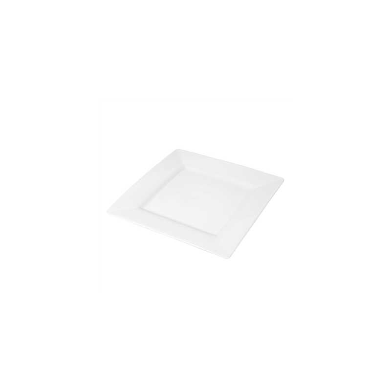 ASSIETTES CARRÉES 25x25 CM BLANC PORCELAINE (12 UNITÉ) ASSIETTES CARRÉES 25x25 CM BLANC PORCELAINE (12 UNITÉ)