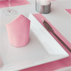 Image ASSIETTES CARRÉES  30x30 CM BLANC PORCELAINE (6 UNITÉ) #4