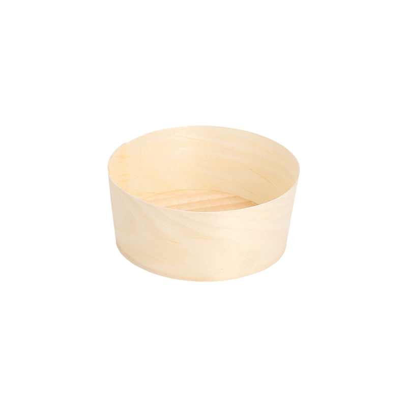 POTS EN FEUILLE DE PEUPLIER  Ø 5,5x2,2 CM NATUREL BOIS (100 UNITÉ)