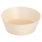 Image POTS EN FEUILLE DE PEUPLIER  Ø 7x2,5 CM NATUREL BOIS (100 UNITÉ) #1