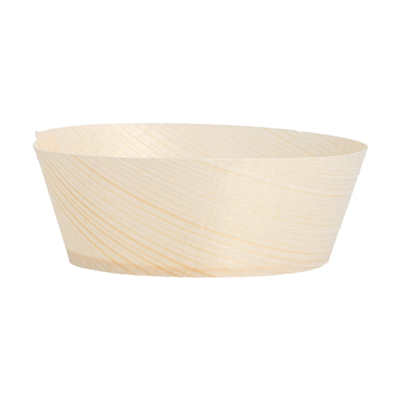 POTS EN FEUILLE DE PEUPLIER  Ø 7x2,5 CM NATUREL BOIS (100 UNITÉ)
