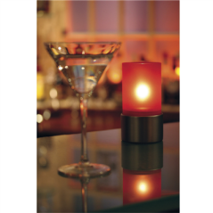 BASES LAMPE DE TABLE "AMBEO" Ø 7x14 CM ARGENTE METAL (6 UNITÉ)