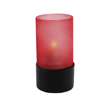 Image ABAT-JOURS POUR LAMPE DE TABLE "AMBEO"   ROUGE VERRE (6 UNITÉ) #1