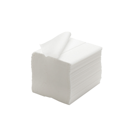 Image PAPIER HYGIÉNIQUE INTERCALÉ ECOLABEL 2 PLIS - 200 FEUILLES  2x16 G/M2 21x11 CM BLANC CELLULOSE (1 UNITÉ) #1