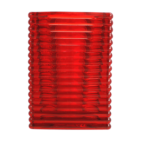 LAMPES DE TABLE "MIRAGE"  Ø 9x13 CM ROUGE VERRE (6 UNITÉ)