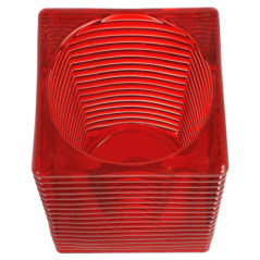 Image LAMPES DE TABLE "MIRAGE"  Ø 9x13 CM ROUGE VERRE (6 UNITÉ) #3