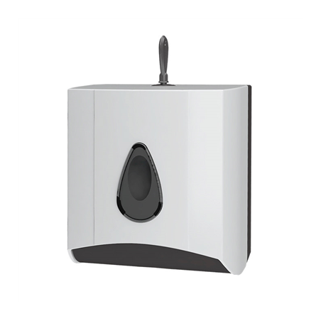 Image DISTRIBUTEUR PAPIER HIGIENIQUE INTERCALÉ  17x12,5x15 CM BLANC LDPE (1 UNITÉ) #1