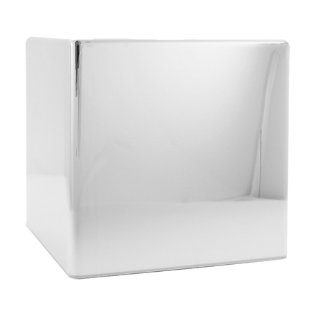 DISTRIBUTEUR MOUCHOIRS  13x13x13 CM CHROME ABS (1 UNITÉ)