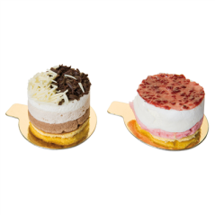 CARTONS PÂTISSERIE DEUX FACES  950 G/M2 Ø 8 CM OR/NOIR CARTON (250 UNITÉ)