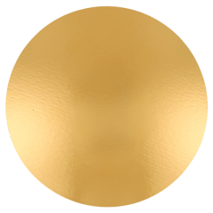 Image CARTON PÂTISSERIE DEUX FACES  950 G/M2 Ø 18 CM OR/NOIR CARTON (100 UNITÉ) #3