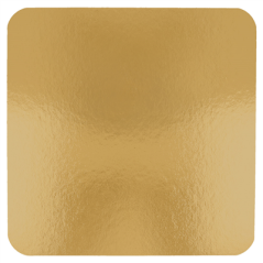 Image CARTON PÂTISSERIE DEUX FACES  950 G/M2 24x24 CM OR/NOIR CARTON (50 UNITÉ) #3
