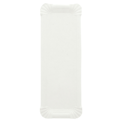 Image BARQUETTES POUR "HOT DOG"  280 G/M2 23x8 CM BLANC CARTON (2500 UNITÉ) #3