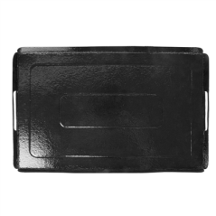 Image PLATEAUX TRAITEUR  1100 G/M2 19x28 CM OR/NOIR CARTON (100 UNITÉ) #3