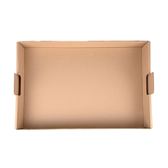 Image PLATEAUX "TRAITEUR"  380 G/M2 62x43,5x9,5 CM HAVANE KRAFT (50 UNITÉ) #3