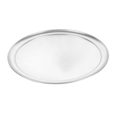 Image ASSIETTE À PIZZA PLATE  Ø 35 CM ARGENTE ALUMINIUM (1 UNITÉ) #1