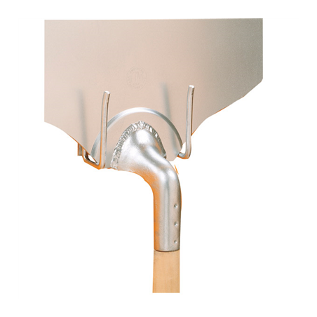 Image RENGEMENT POUR PELLES PIZZA  12x4,5x9,3 CM ARGENTE ACIER (1 UNITÉ) #1