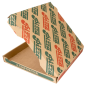 Image BOÎTES PIZZA MICROCANNELURE  350 G/M2 29x29x3,5 CM NATUREL CARTON (100 UNITÉ) #3
