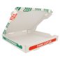 Image BOÎTES PIZZA MICROCANNELURE  348 G/M2 26x26x3,5 CM BLANC CARTON (100 UNITÉ) #2