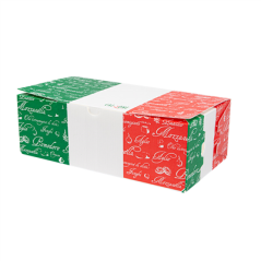 Image BOÎTES PIZZA CALZONE  330 G/M2 30x16x10 CM BLANC CARTON (100 UNITÉ) #1