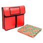 Image SAC TRANSPORT PIZZA 41 CM  43x45x13 CM ROUGE VINYL (1 UNITÉ) #1