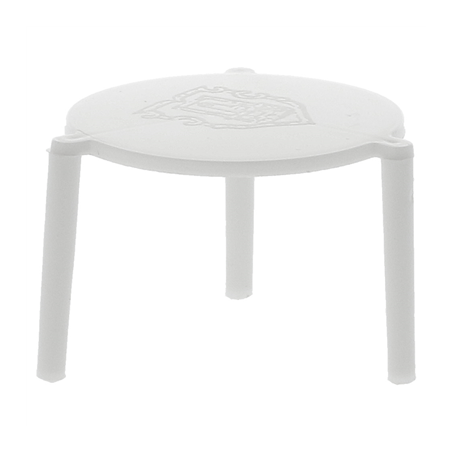Image PETITES TABLES PIZZA  Ø 4,5x3 CM BLANC PP (2000 UNITÉ) #1