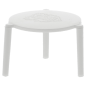 Image PETITES TABLES PIZZA  Ø 4,5x3 CM BLANC PP (2000 UNITÉ) #1