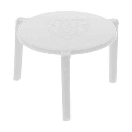 PETITES TABLES PIZZA  Ø 4,5x3 CM BLANC PP (2000 UNITÉ)