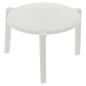 Image PETITES TABLES PIZZA  Ø 4,5x3 CM BLANC PP (2000 UNITÉ) #2