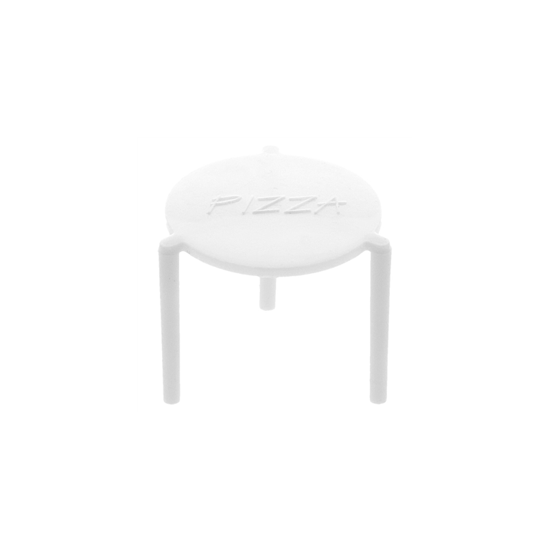 PETITES TABLES PIZZA  Ø 4,5x3,7 CM BLANC PP (2000 UNITÉ)