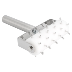 Image PERFORATEUR POINTES MÉTALLIQUES PASTA & PIZZA  21x15x6 (h) CM BLANC INOX (1 UNITÉ) #1