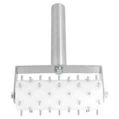 Image PERFORATEUR POINTES MÉTALLIQUES PASTA & PIZZA  21x15x6 (h) CM BLANC INOX (1 UNITÉ) #3