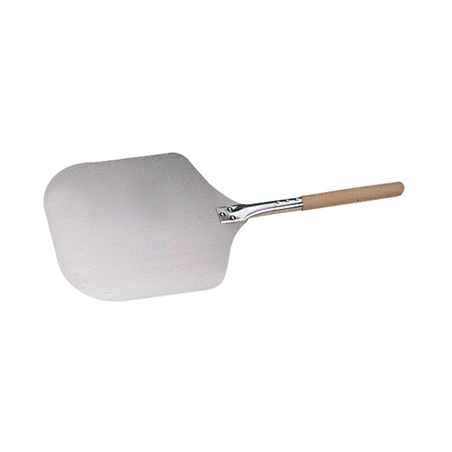 Image PELLE PIZZA BORDURES AIGUISÉES  30,5x35,6x69 CM ARGENTE ALUMINIUM (1 UNITÉ) #1