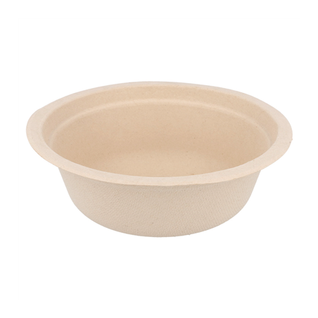Image BOLS 'BIONIC' 350 ML Ø 13,5x4,6 CM NATUREL BAGASSE (1200 UNITÉ) #1