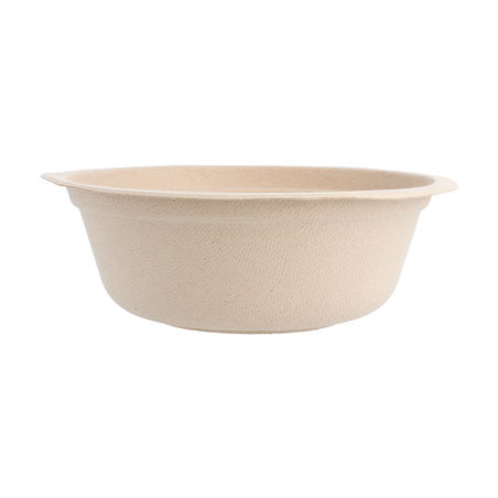 BOLS 'BIONIC' 350 ML Ø 13,5x4,6 CM NATUREL BAGASSE (1200 UNITÉ)