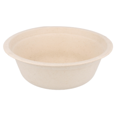 Image BOLS 'BIONIC' 500 ML Ø 15,5x5,4 CM NATUREL BAGASSE (600 UNITÉ) #1