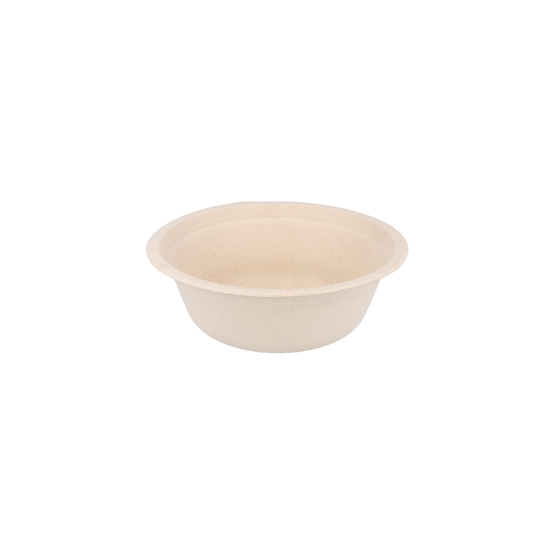 BOLS 'BIONIC' 500 ML Ø 15,5x5,4 CM NATUREL BAGASSE (600 UNITÉ)
