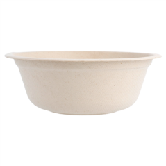 BOLS 'BIONIC' 500 ML Ø 15,5x5,4 CM NATUREL BAGASSE (600 UNITÉ)