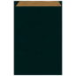 Image ENVELOPPE CADEAUX COULEUR UNIE  60 G/M2 26+9x38 CM NOIR KRAFT VERGÉ (250 UNITÉ) #1