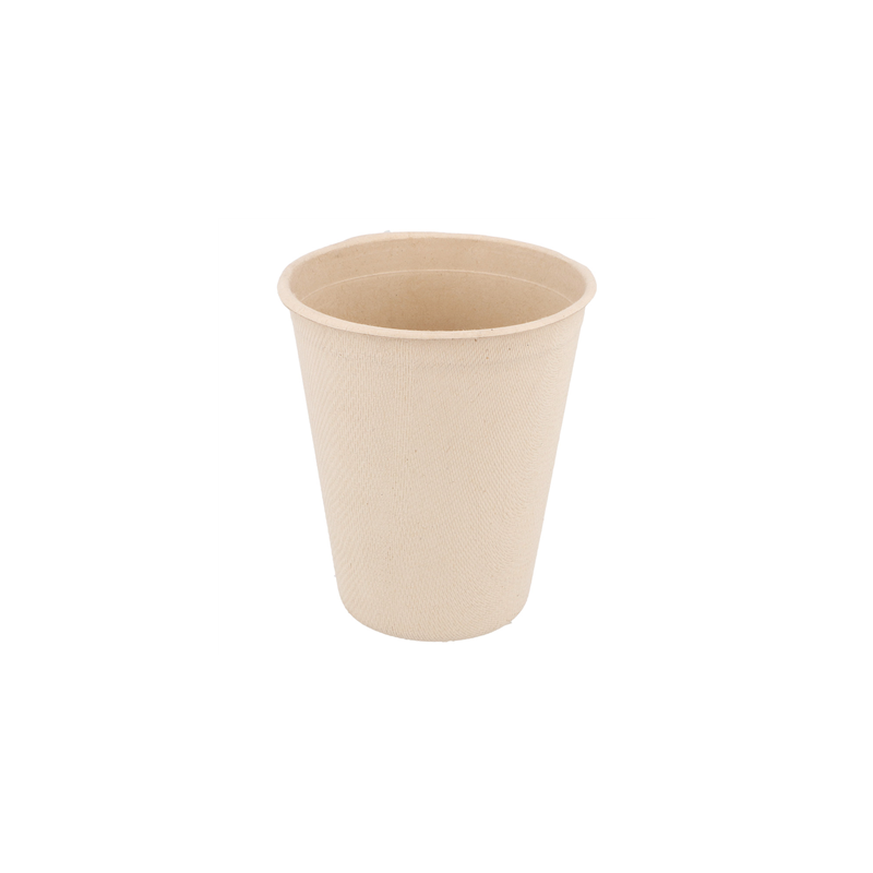 GOBELETS 'BIONIC' 260 ML Ø 8x9,1 CM NATUREL BAGASSE (1000 UNITÉ)
