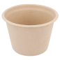 Image POTS 'BIONIC' 140 ML Ø 7,7x5,3 CM NATUREL BAGASSE (1000 UNITÉ) #1
