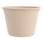 Image POTS 'BIONIC' 140 ML Ø 7,7x5,3 CM NATUREL BAGASSE (1000 UNITÉ) #2