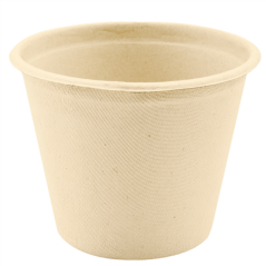 Image BOLS 'BIONIC' 425 ML Ø 10,5x8,3 CM NATUREL BAGASSE (600 UNITÉ) #1