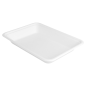Image BARQUETTES 'BIONIC' 350 ML 19,6x14,7x2,7 CM BLANC BAGASSE (1000 UNITÉ) #1