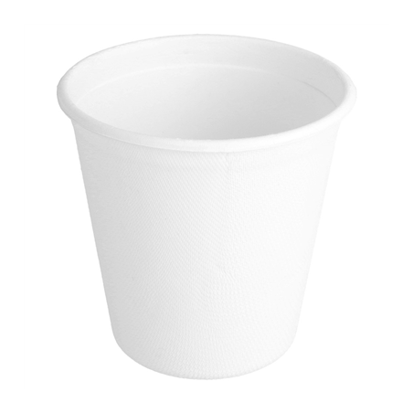Image GOBELETS 'BIONIC' 370 ML Ø 9,3x9,2 CM BLANC BAGASSE (800 UNITÉ) #1